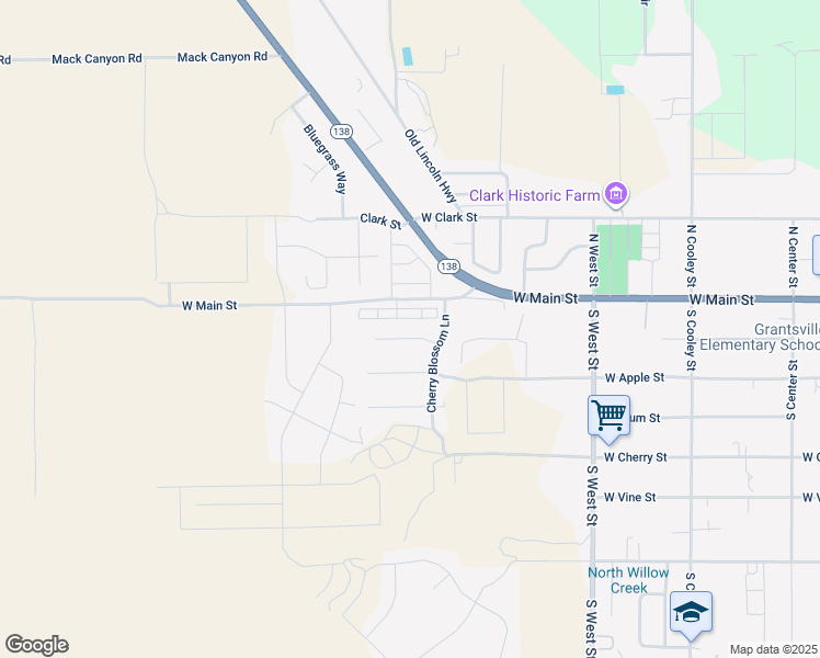 map of restaurants, bars, coffee shops, grocery stores, and more near 690 West Sagewood Circle in Grantsville