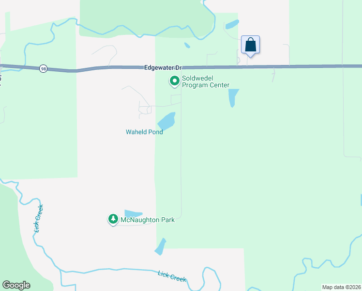 map of restaurants, bars, coffee shops, grocery stores, and more near McNaughton Park Drive in Pekin