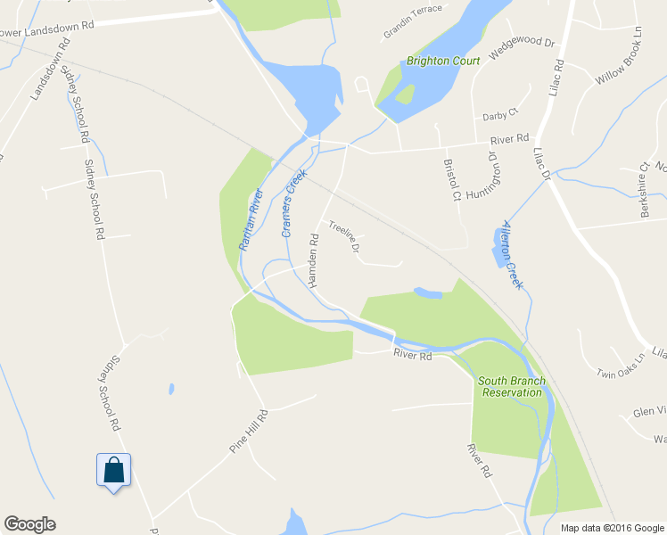 map of restaurants, bars, coffee shops, grocery stores, and more near 6 Treeline Dr in Clinton Township
