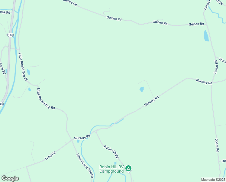 map of restaurants, bars, coffee shops, grocery stores, and more near 523 Nursery Road in Kempton