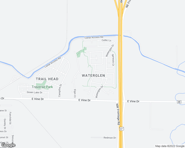 map of restaurants, bars, coffee shops, grocery stores, and more near 3802 Lochside Lane in Fort Collins