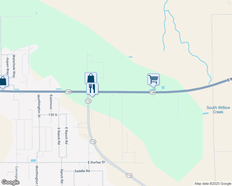 map of restaurants, bars, coffee shops, grocery stores, and more near 153 South Liberty Landing in Grantsville