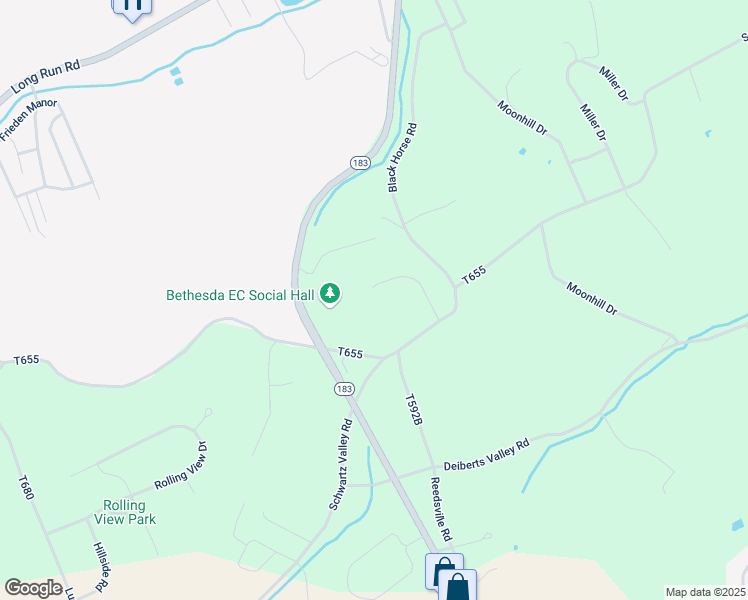 map of restaurants, bars, coffee shops, grocery stores, and more near 6 Knotts Road in Schuylkill Haven