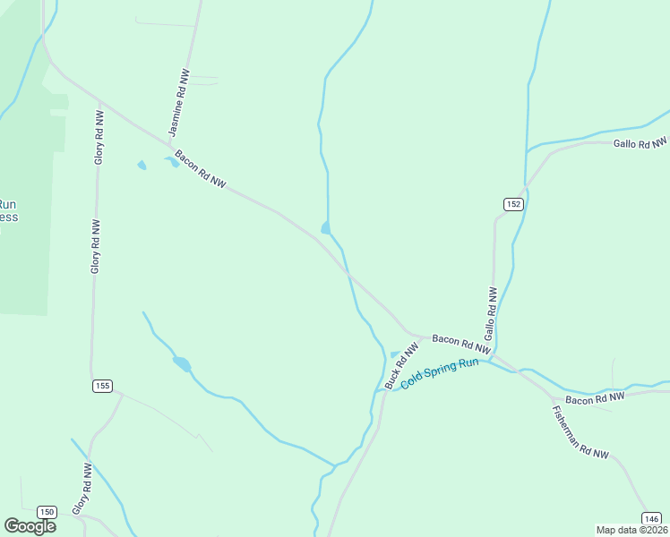 map of restaurants, bars, coffee shops, grocery stores, and more near 1126 Bacon Road Northwest in Carrollton