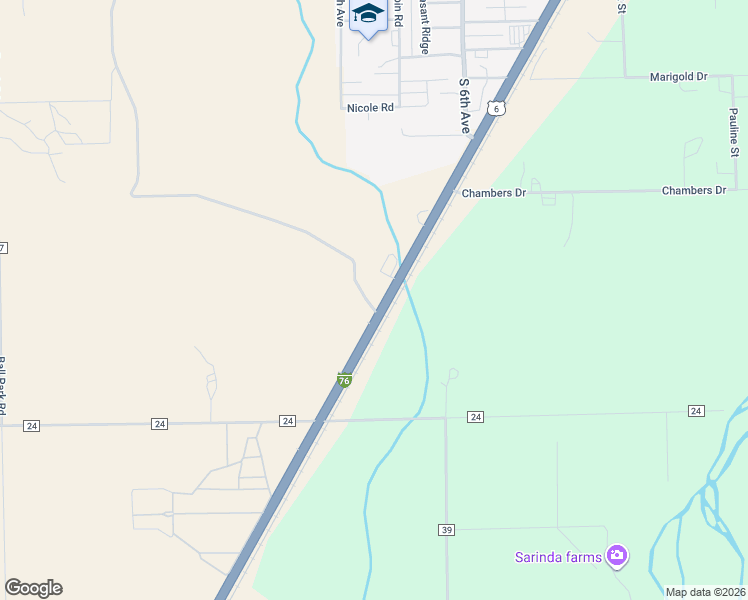 map of restaurants, bars, coffee shops, grocery stores, and more near 18897 U.S. 6 in Sterling