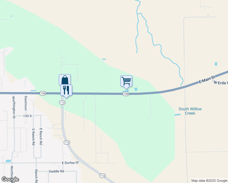map of restaurants, bars, coffee shops, grocery stores, and more near 949 East Main Street in Grantsville