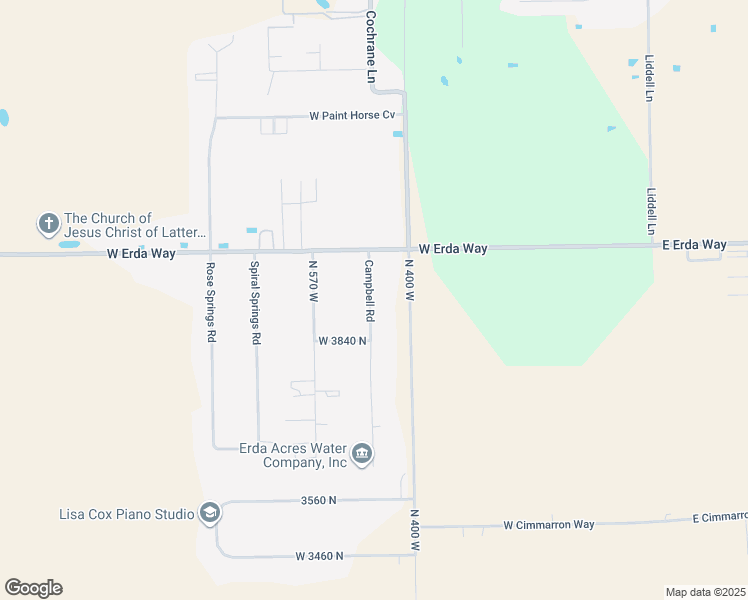 map of restaurants, bars, coffee shops, grocery stores, and more near 3908 Campbell Road in Erda