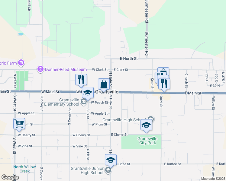 map of restaurants, bars, coffee shops, grocery stores, and more near 909 West Champion Drive in Grantsville