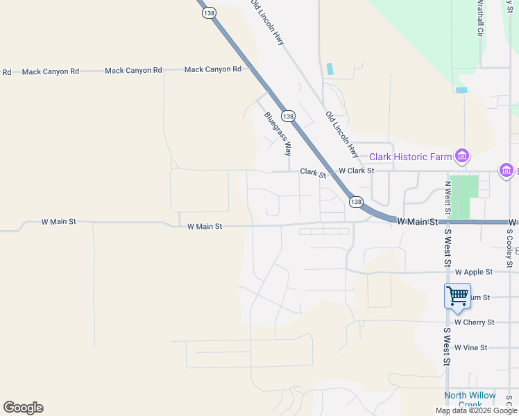map of restaurants, bars, coffee shops, grocery stores, and more near 7 South Maraschino Lane in Grantsville