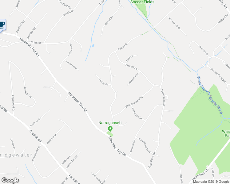 map of restaurants, bars, coffee shops, grocery stores, and more near 1 McTavish Court in Bridgewater