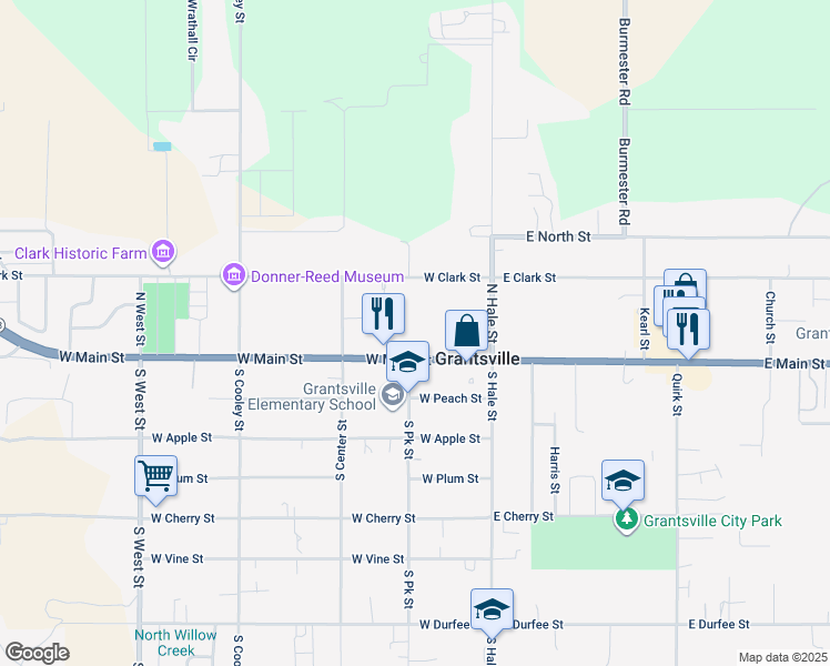 map of restaurants, bars, coffee shops, grocery stores, and more near 94 W Main St in Grantsville