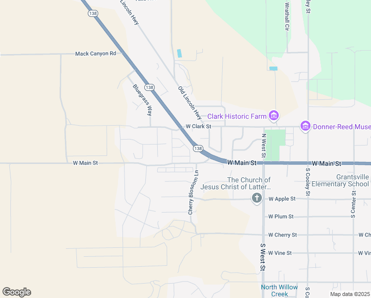 map of restaurants, bars, coffee shops, grocery stores, and more near 620 West Main Street in Grantsville