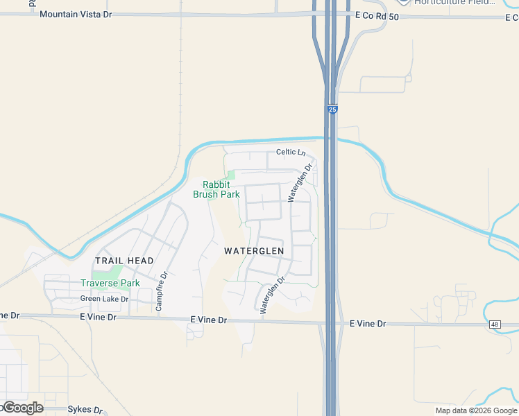 map of restaurants, bars, coffee shops, grocery stores, and more near 3814 Rannoch Street in Fort Collins