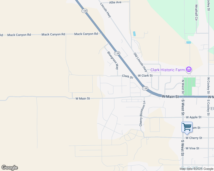 map of restaurants, bars, coffee shops, grocery stores, and more near 765 West Island Vista Circle in Grantsville
