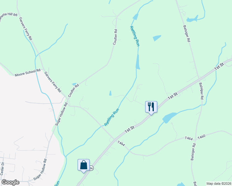 map of restaurants, bars, coffee shops, grocery stores, and more near 130 Ellwood Road in Apollo