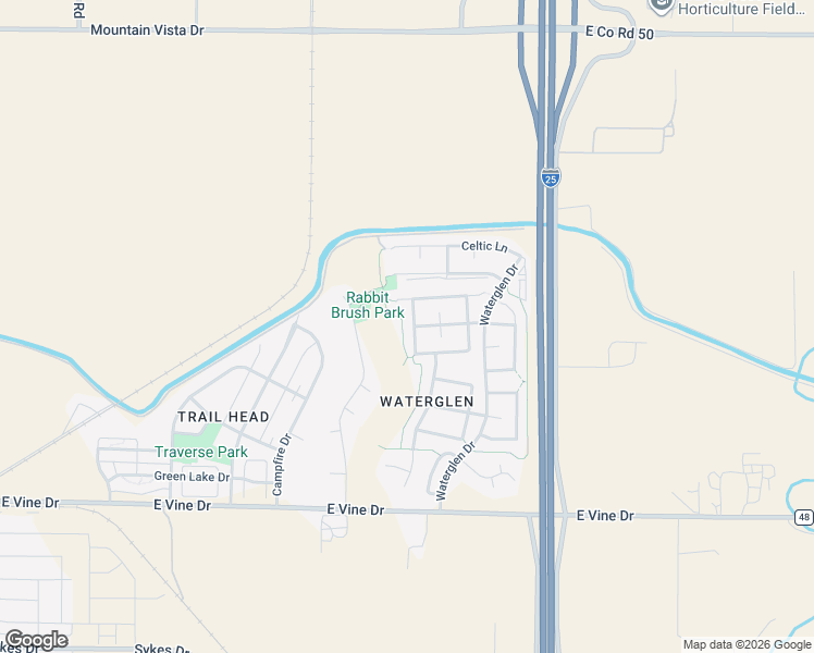 map of restaurants, bars, coffee shops, grocery stores, and more near 1103 Lochmore Place in Fort Collins
