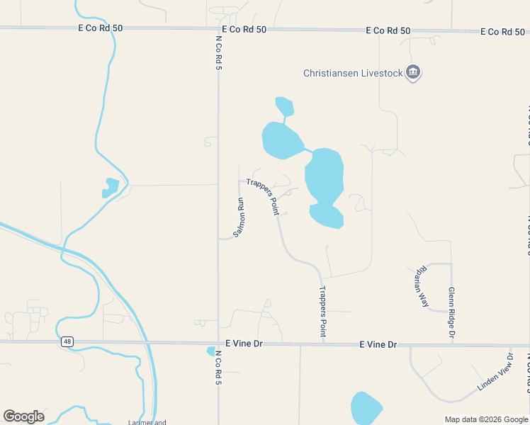 map of restaurants, bars, coffee shops, grocery stores, and more near 1145 Trappers Point in Fort Collins