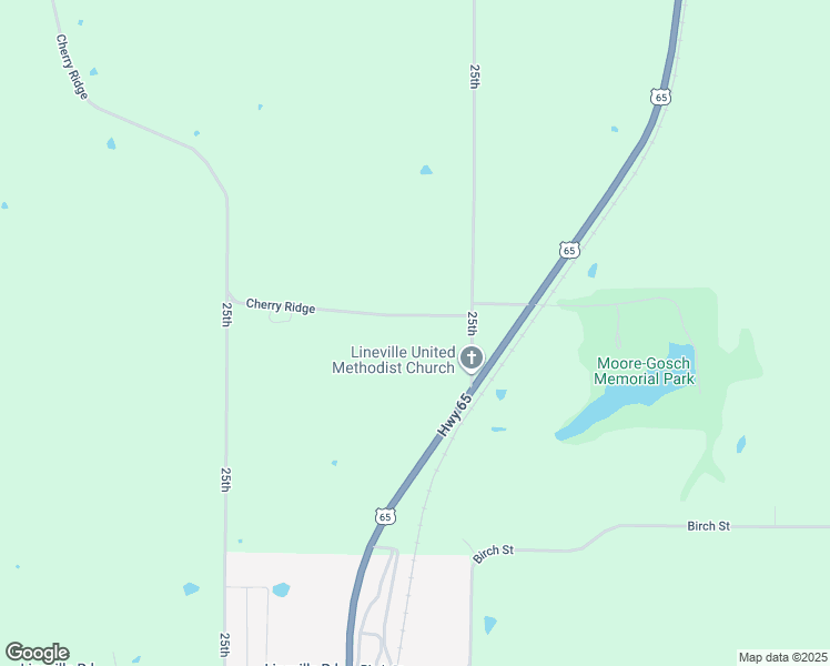 map of restaurants, bars, coffee shops, grocery stores, and more near in Lineville