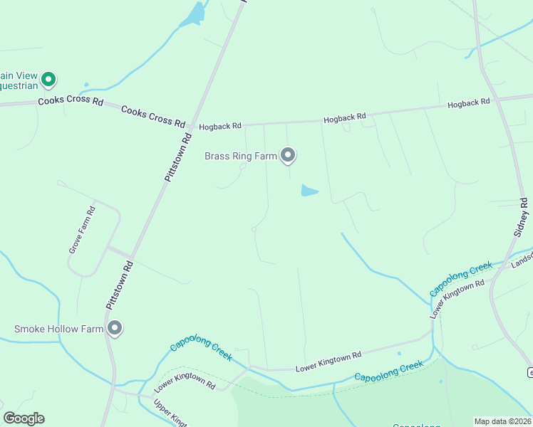 map of restaurants, bars, coffee shops, grocery stores, and more near 127 Tara Way in Franklin Township