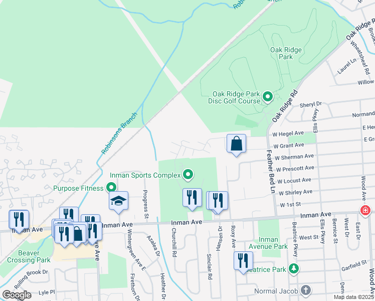 map of restaurants, bars, coffee shops, grocery stores, and more near 1 Marigold Court in Edison