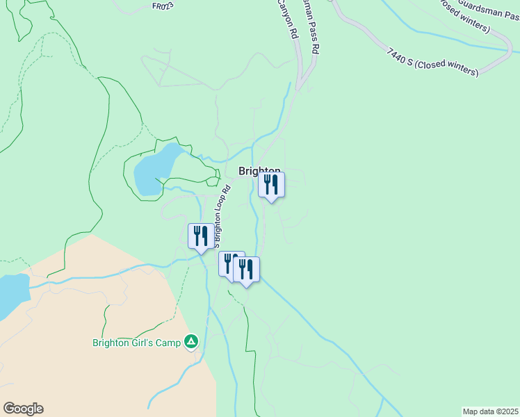 map of restaurants, bars, coffee shops, grocery stores, and more near 8329 South Brighton Loop Road in Brighton