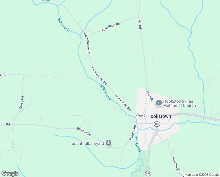 map of restaurants, bars, coffee shops, grocery stores, and more near 650 Georgetown Road in Georgetown