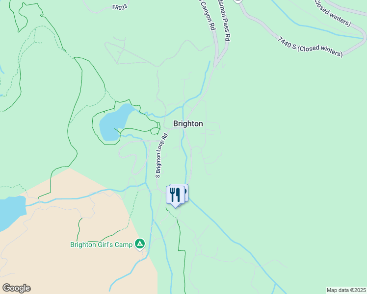 map of restaurants, bars, coffee shops, grocery stores, and more near 8329 South Brighton Loop Road in Brighton
