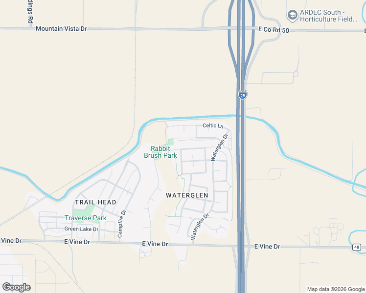 map of restaurants, bars, coffee shops, grocery stores, and more near 3821 Gardenwall Court in Fort Collins