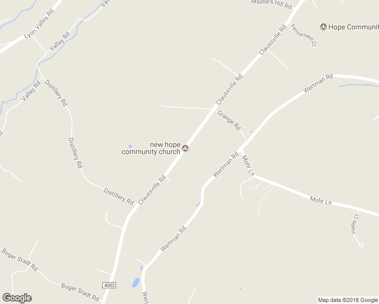 map of restaurants, bars, coffee shops, grocery stores, and more near 8572 Claussville Road in Fogelsville