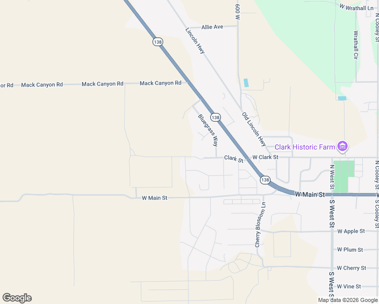map of restaurants, bars, coffee shops, grocery stores, and more near 774 West Clark Street in Grantsville