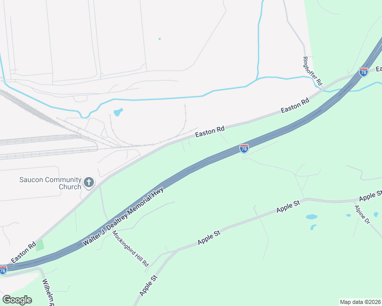 map of restaurants, bars, coffee shops, grocery stores, and more near 2276 Easton Road in Bethlehem