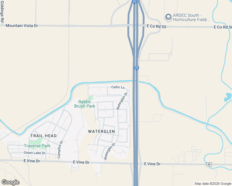 map of restaurants, bars, coffee shops, grocery stores, and more near 3933 Celtic Lane in Fort Collins