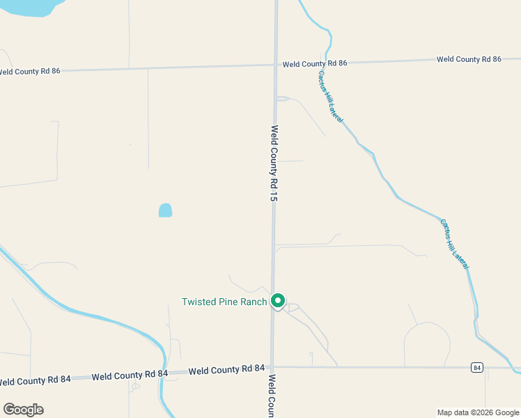map of restaurants, bars, coffee shops, grocery stores, and more near 41545 County Road 15 in Fort Collins