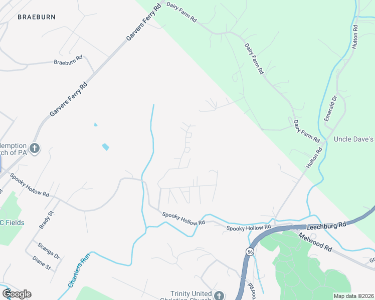 map of restaurants, bars, coffee shops, grocery stores, and more near 118 Arjay Drive in Lower Burrell