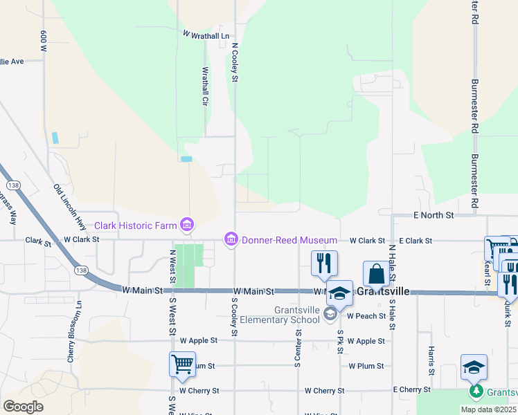 map of restaurants, bars, coffee shops, grocery stores, and more near 271 Chimney Rock Drive in Grantsville