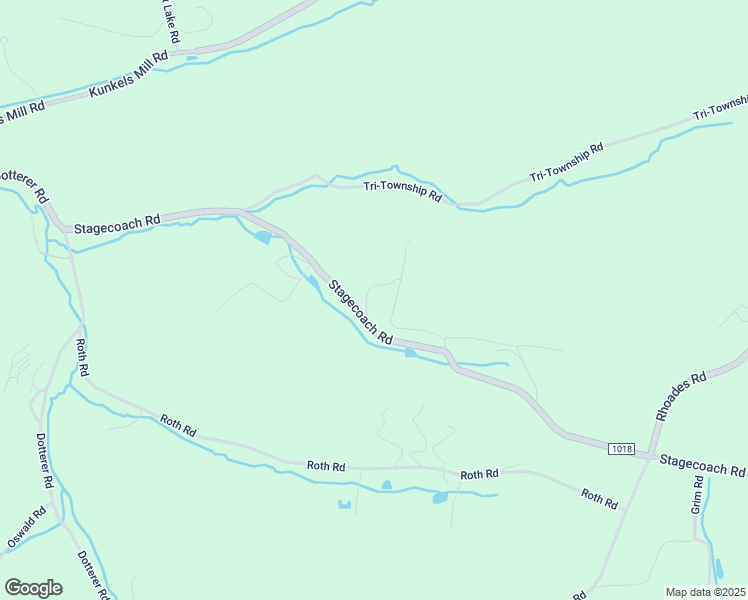 map of restaurants, bars, coffee shops, grocery stores, and more near 9482-9940 State Route 1018 in Kempton