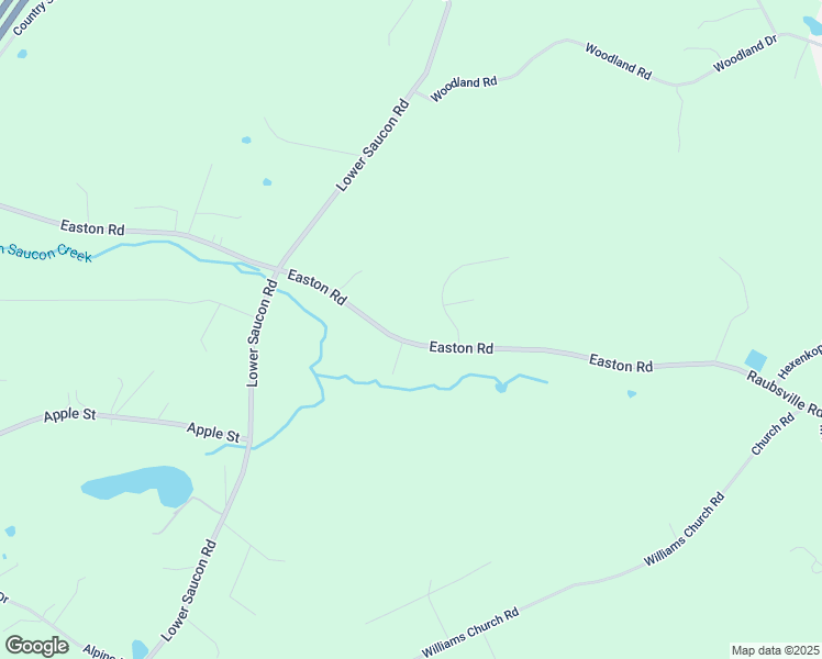 map of restaurants, bars, coffee shops, grocery stores, and more near 2673 Easton Road in Hellertown