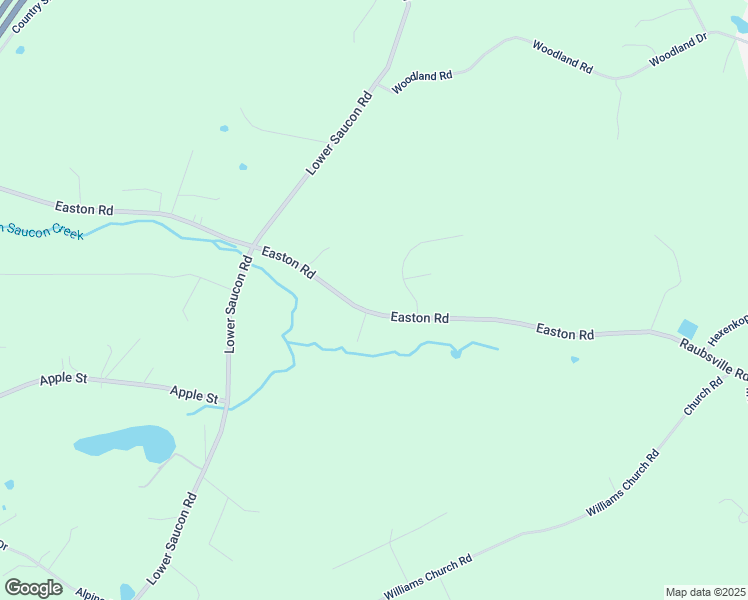 map of restaurants, bars, coffee shops, grocery stores, and more near 2673 Easton Road in Hellertown