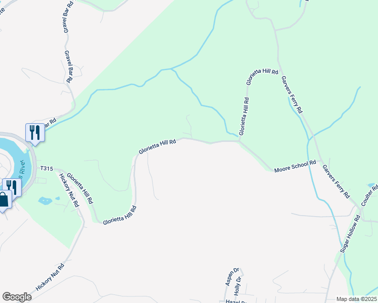map of restaurants, bars, coffee shops, grocery stores, and more near 308 Glorietta Hill Road in Apollo