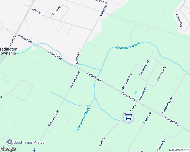 map of restaurants, bars, coffee shops, grocery stores, and more near 29 Pulaski Road in Readington Township