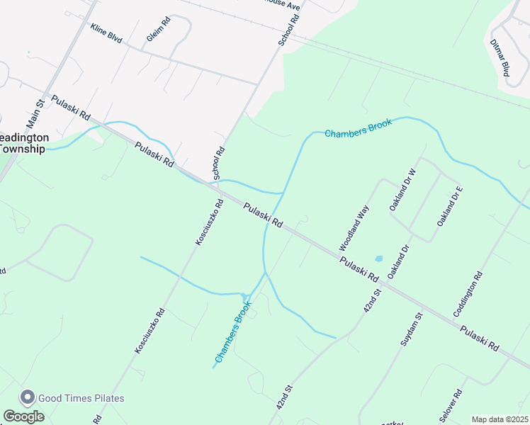 map of restaurants, bars, coffee shops, grocery stores, and more near 29 Pulaski Road in Readington Township