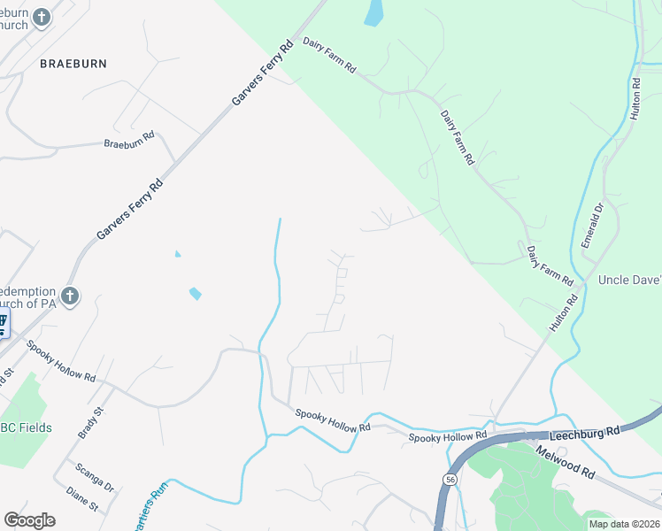 map of restaurants, bars, coffee shops, grocery stores, and more near 124 Lilac Lane in Lower Burrell