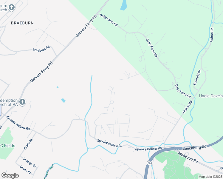 map of restaurants, bars, coffee shops, grocery stores, and more near 163 Lilac Lane in Lower Burrell