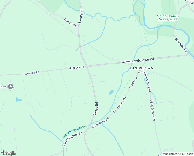 map of restaurants, bars, coffee shops, grocery stores, and more near 205 Sidney Road in Franklin Township