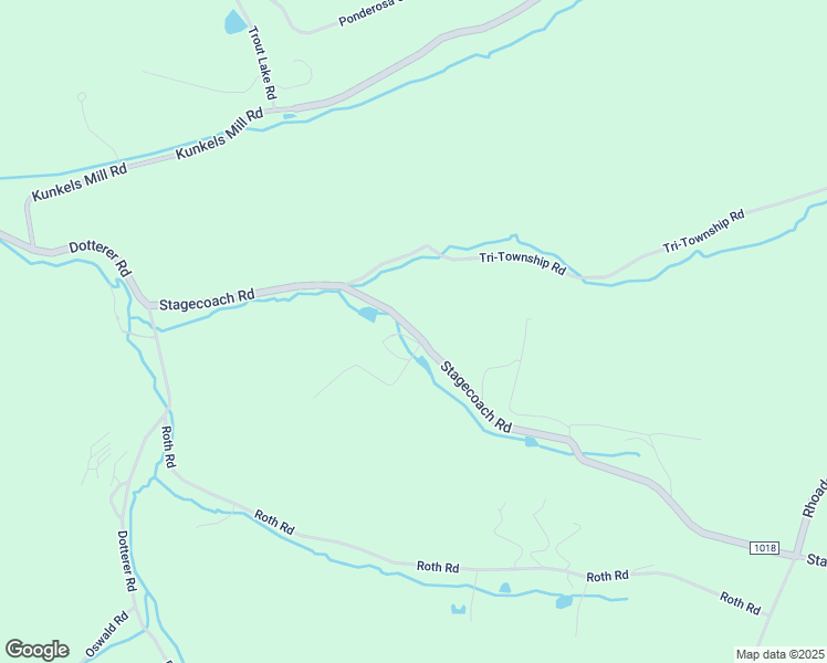 map of restaurants, bars, coffee shops, grocery stores, and more near State Route 1018 in Stony Run