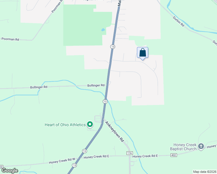 map of restaurants, bars, coffee shops, grocery stores, and more near 881 Bollinger Road in Bellville