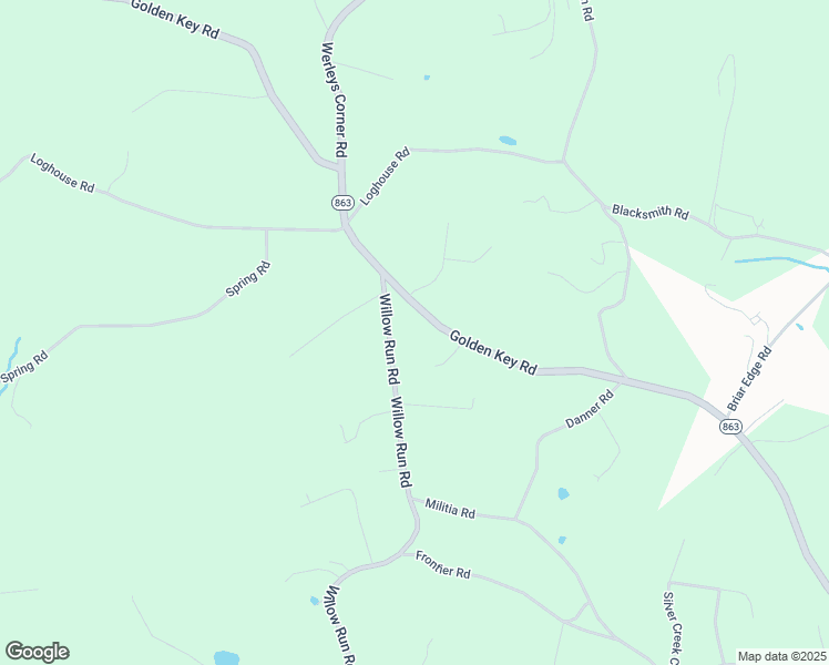 map of restaurants, bars, coffee shops, grocery stores, and more near 3577 Willow Run Road in Kempton