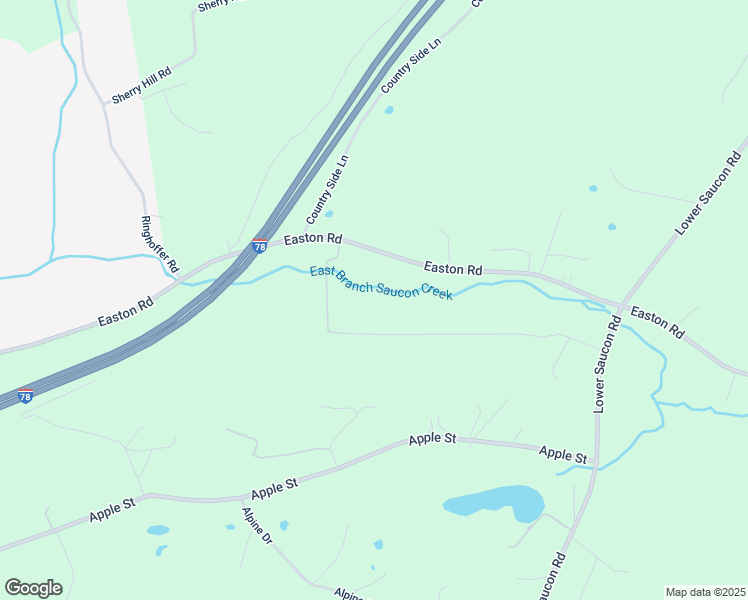 map of restaurants, bars, coffee shops, grocery stores, and more near 2539 Kings Mill Road in Hellertown