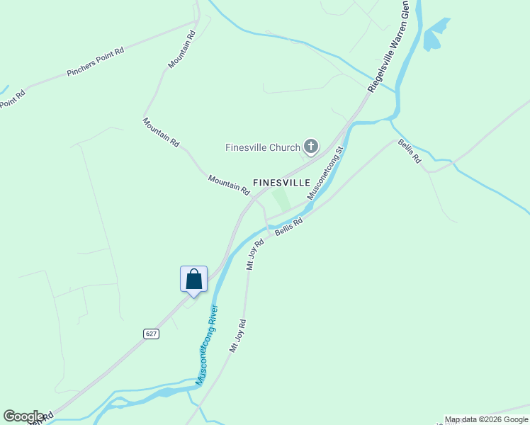 map of restaurants, bars, coffee shops, grocery stores, and more near 191 Mount Joy Road in Alpha