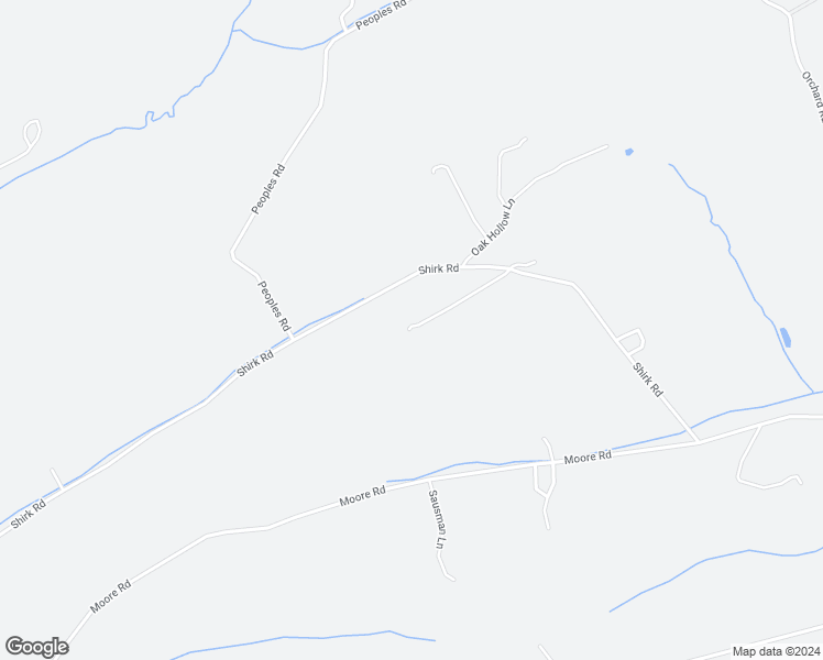 map of restaurants, bars, coffee shops, grocery stores, and more near 1692 Shirk Road in Mifflintown